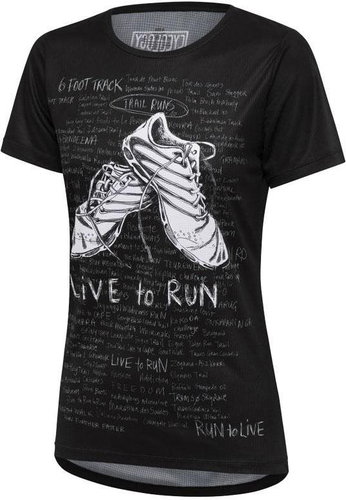 Women's functional T-shirt Live To Run size. L - Cycling Jersey - Main image
