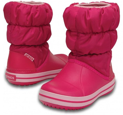 Crocs Winter Puff Boot Kids Candy Pink
