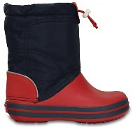 Crocband LodgePoint Boot Kids Navy/Red modrá/červená - Snehule