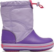Crocs Crocband LodgePoint Boot Kids Lavender/Neon, EU 29-30 / US C12 / 183 mm - Hócsizma