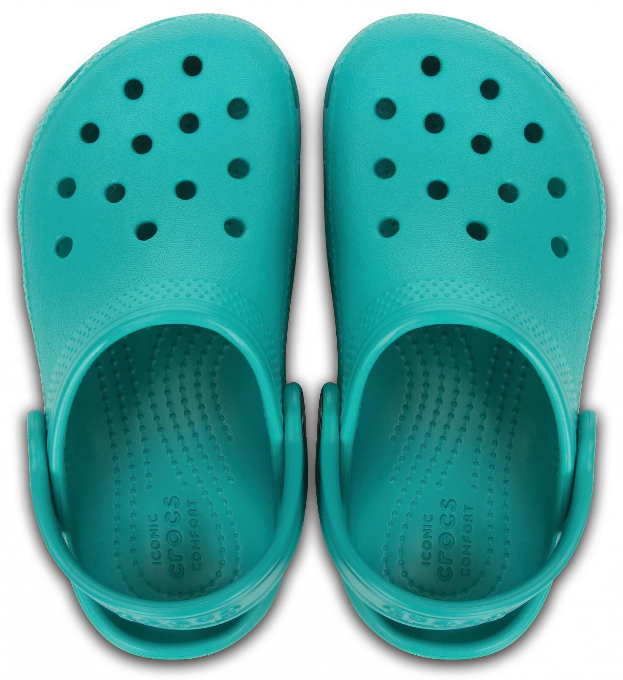 Tropical store teal crocs