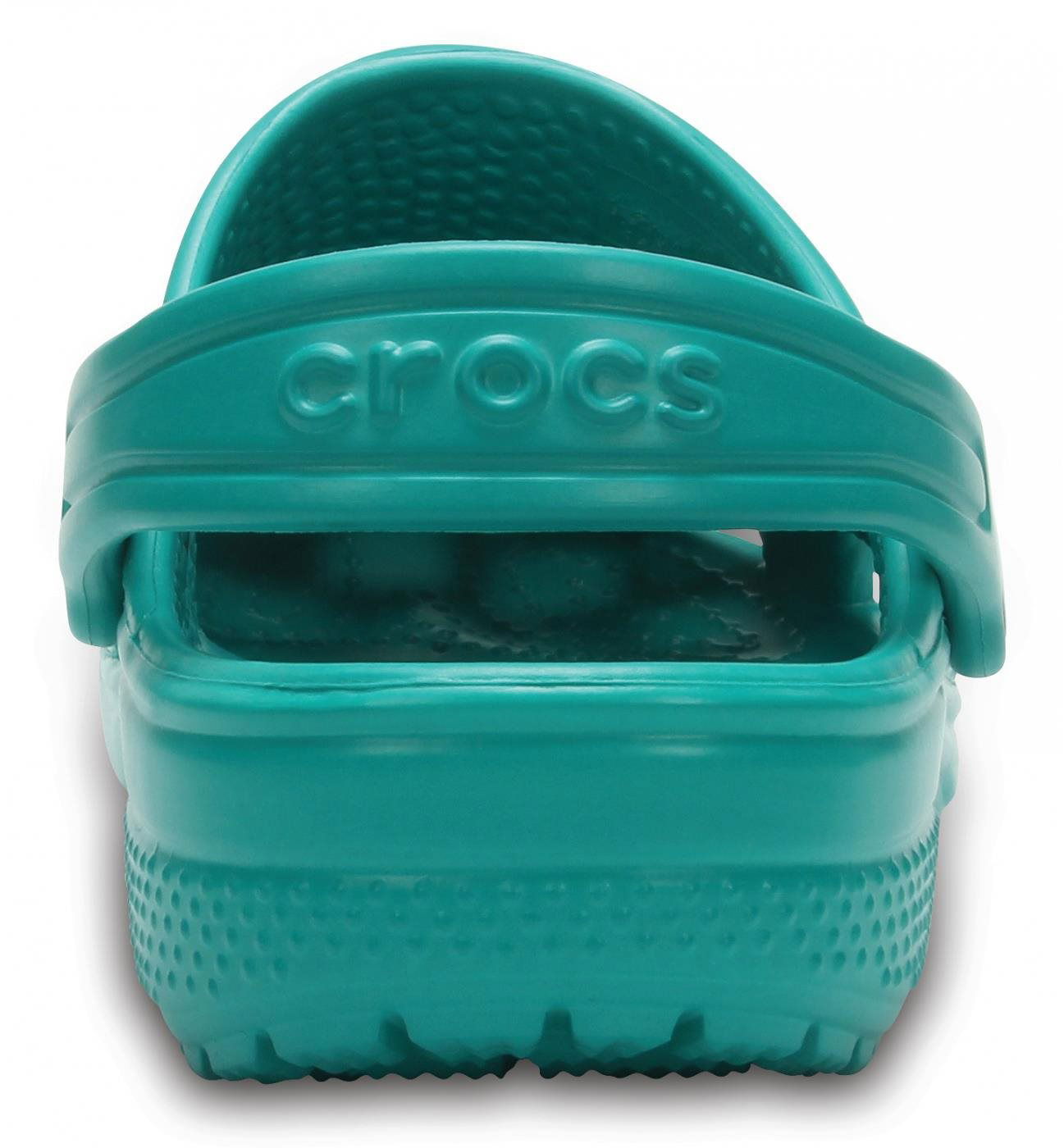 Tropical teal crocs size 8 new arrivals