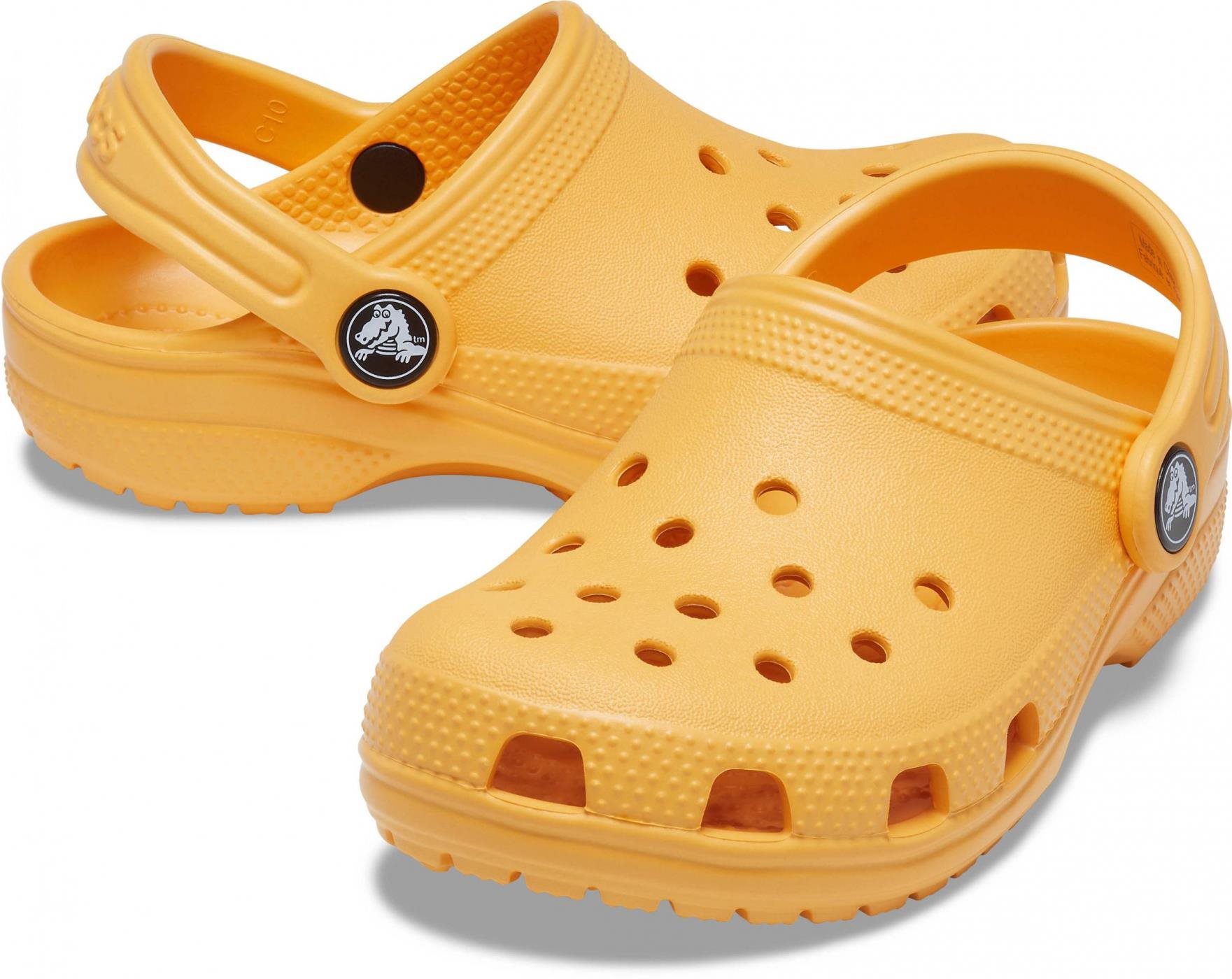 Kids deals orange crocs