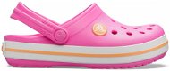 Crocs Crocband Clog Kids Electric Pink/Cantaloupe, EU 27-28 / US C10 / 166 mm - Slippers