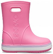 Crocs Crocband Rain Boot Kids Pink Lemonade/Lavender, EU 33-34 / US J2 / 208 mm - Gumicsizma