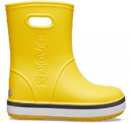 Crocs Crocband Rain Boot Kids Yellow/Navy, EU 30-31 / US C13 / 191 mm - Gumicsizma