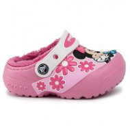 CrocsFL Minnie Mouse Lnd Clg Kids Pink Lemon růžová - Slippers