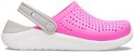 Crocs LiteRide Clog Kids Electric Pink/White, EU 29-30 / US C12 / 183 mm - Slippers