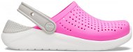 Crocs LiteRide Clog Kids Electric Pink/White, EU 32-33 / US J1 / 200 mm - Slippers
