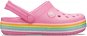 Crocband Rainbow Glitter Clg Kids Pink Lemonade rózsaszín EU 34-35 / US J3 / 217 mm - Papucs