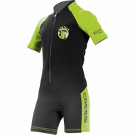 Cressi Little Shark Junior shorty 2 mm lime zelená 5/6 let - Neoprene Suit