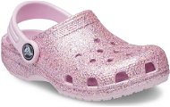 Crocs Classic Glitter Clog T White/Rainbow - Szabadidőcipő