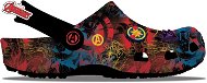 Crocs Classic Marvel Avengers Clog K Black, mérete EU 34-35 - Szabadidőcipő