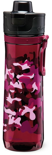 Aladdin Sports Tracker bottle 800 ml, Burgundy Camo printed - Drinking Bottle - Main image