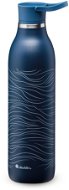 Aladdin CityLoop Thermavac eCycle Vakuová láhev 600 ml, Deep Navy - tmavě modrá s potisem - Drinking Bottle