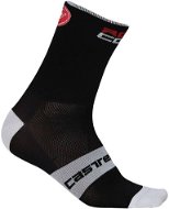 Castelli Rosso Corsa 9 Sock Black XXL - Ponožky