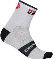 Castelli Rosso Corsa 9 Sock White - Ponožky