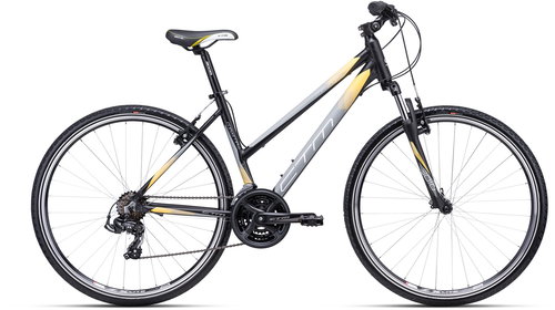 CTM MAXIMA 1.0, Black/Yellow, size M/16" - Cross Bike - Main image