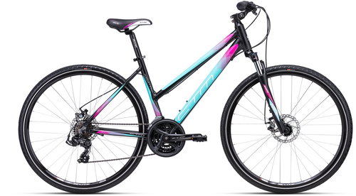 CTM MAXIMA 2.0, Black/Turquoise, size M/16" - Cross Bike - Main image