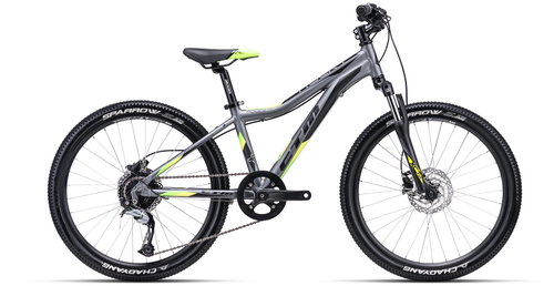CTM ROCKY 4.0 Grey/Green Size 13“ - Children's Bike - Main image
