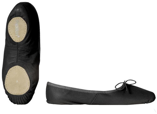 Papillon Dětské baletní cvičky, černé - Gymnastics Shoes - Main image