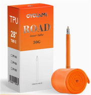 Cyclami Duše 30 g PL Road 700/18C-32C 85 mm orange - Tyre Tube