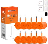 Cyclami PL Road 30g Inner Tube 700/18C-32C 65mm ORANGE 10pcs - Tyre Tube