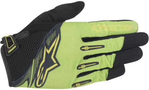 Alpinestars Flow Bright Green Black M - Cycling Gloves - Main image