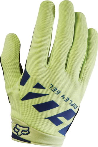 Fox Ripley Gel Glove Navy Yellow M - Rukavice na kolo - Hlavní obrázek
