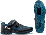 All mountain Northwave Corsair Black/Blue Coral 44 - Spikes
