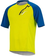 Alpinestars Trailstar S/S Lime/Royal Blue XL - Cycling Jersey