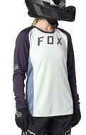 Fox W Defend Ls Jersey Cloud Grey M - Cycling Jersey