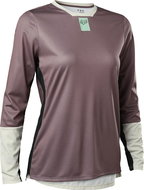 Fox W Defend Ls Jersey Plum Perfect M - Cycling Jersey