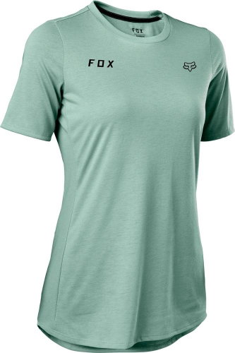 Fox W Ranger Dr Ss Jrsy Double Fox Eucalyptus XS - Cycling Jersey - Main image