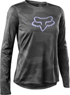 Fox W Ranger Tru Dri Ls Jersey Grey M - Cycling Jersey