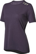 Fox Wmns Ranger Dr Ss Jrsy Dark Purple - XS - Cycling Jersey