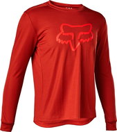 Fox Yth Ranger Ls Jersey Red Clear YM - Cycling Jersey