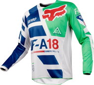 MX Fox 180 Sayak Jersey Green Blue L - Cycling Jersey