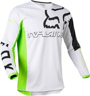 MX Fox 180 Skew Jersey Fluo Yellow S - Cycling Jersey