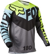 MX Fox 180 Trice Jersey Teal M - Cycling Jersey