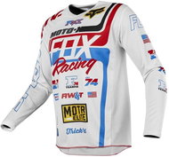 MX Fox Racing 180 RWT SE Jersey White/Red/Blue L - Cycling Jersey