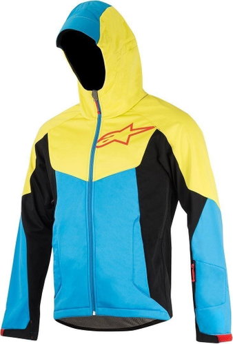 Alpinestars Milestone 2 bright blue acid yellow S - Cycling Jacket - Main image