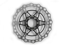 Brzdový kotouč TY-SPV-160TSC černá centerlock - Brzdový kotouč na kolo