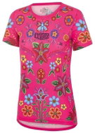 Women's functional T-shirt Frida Pink M - Cycling T-Shirt