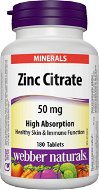 Webber Naturals Zinc Citrate 50 mg 180 tbl - Zinc