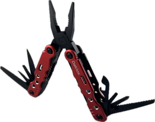 Daklos Multifunctional folding pliers 15in1 red - Multitool  - Main image