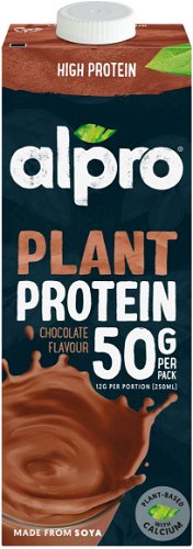 Buy Chocolate High Protein Soy Drink Pack 8 units of 750ml (Chocolate) Alpro