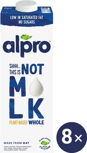 Alpro oat drink TASTES AS GOOD - Rich & Creamy 3,5% 8x1l - Plant-based Drink - Main image