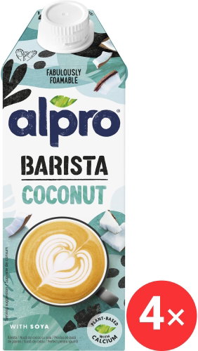 Alpro Barista Soy-Coconut drink 4 x 750 ml - Plant-based Drink - Main image