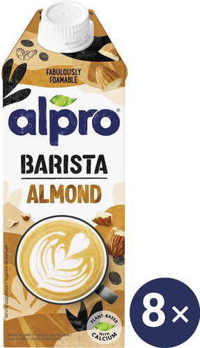 Alpro Barista almond drink 8 × 750 ml - Plant-based Drink - Main image